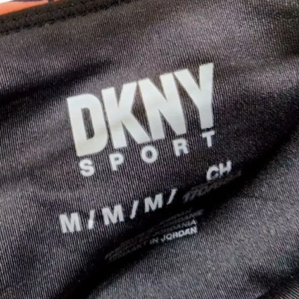 MSRP $70 Dkny Printed High-Waist 7/8 Legging Jungle Bloom Bubblegum Pink M